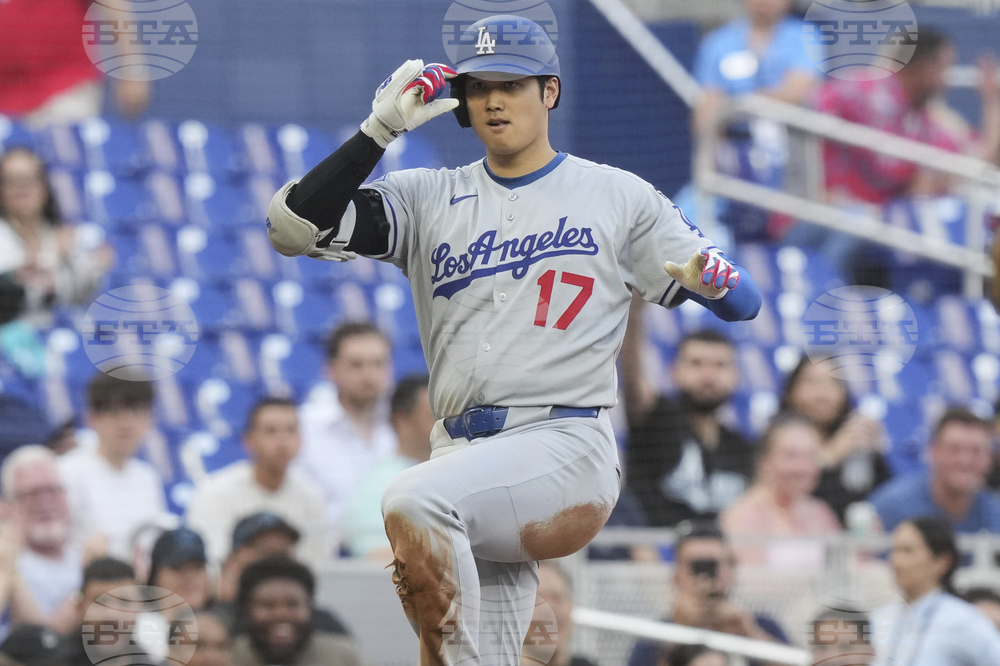 Dodgers Marlins Baseball