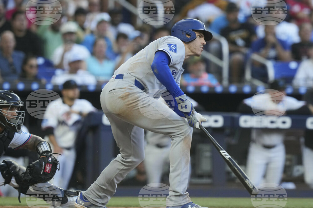 Dodgers Marlins Baseball
