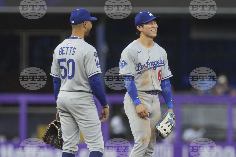 Dodgers Marlins Baseball