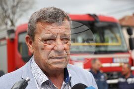 Камено - нова сграда за пожарната служба - първа копка