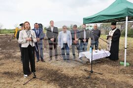 Камено - нова сграда за пожарната служба - първа копка