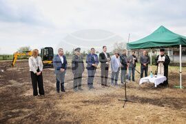 Камено - нова сграда за пожарната служба - първа копка