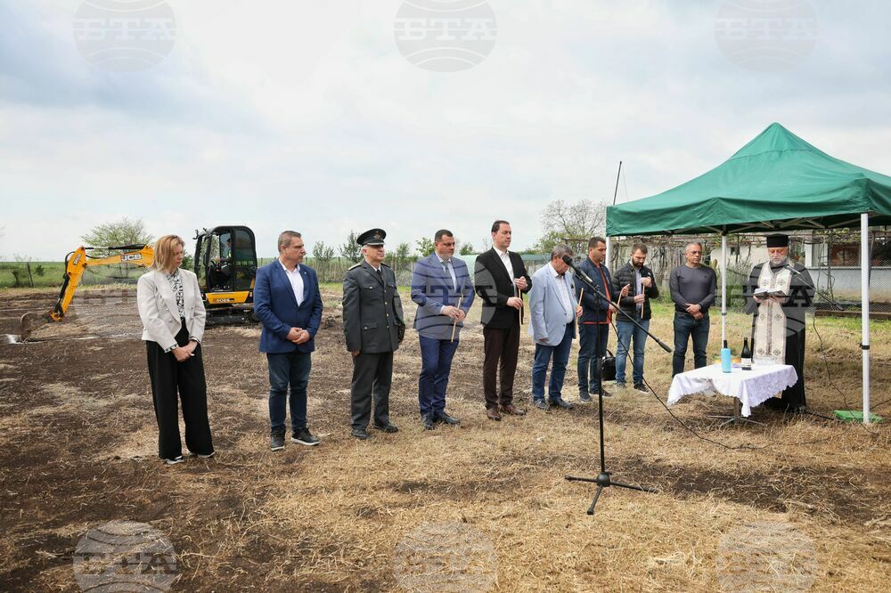 Камено - нова сграда за пожарната служба - първа копка