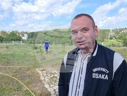 Кърджали - ученици - залесяване