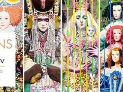 Георги Андонов отдава почит на различни страни на женската същност в изложбата си „Кралиците“. Снимка: организатори