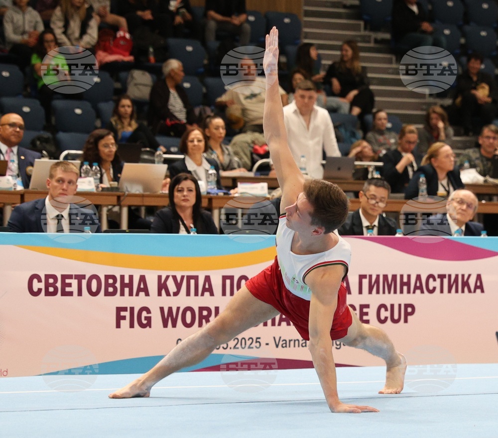 Шест финала за България след първия ден на квалификациите на Световната купа по спортна гимнастика във Варна
