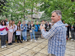 Разград - засаждане на дръвчета