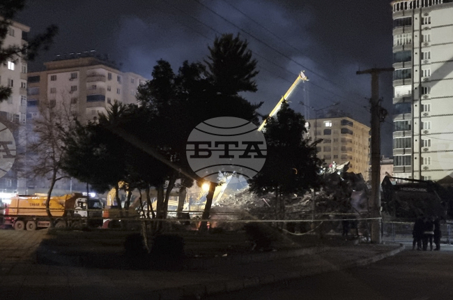 Турция - Газиантеп - земетресение - разрушения