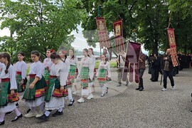 Видин - мощи на св. Николай Мирликийски Чудотворец - посрещане