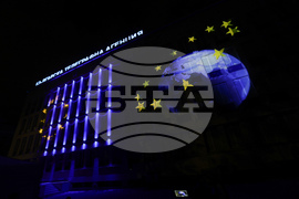 Българска телеграфна агенция - 3D мапинг - Ден на Европа