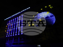Българска телеграфна агенция - 3D мапинг - Ден на Европа
