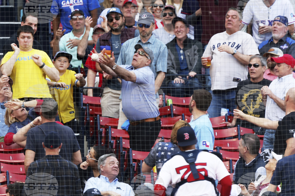Rangers Red Sox Baseball