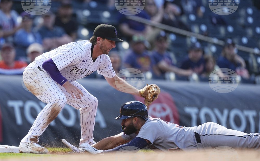 Tigers Rockies Baseball