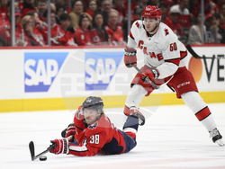 APTOPIX Hurricanes Capitals Hockey