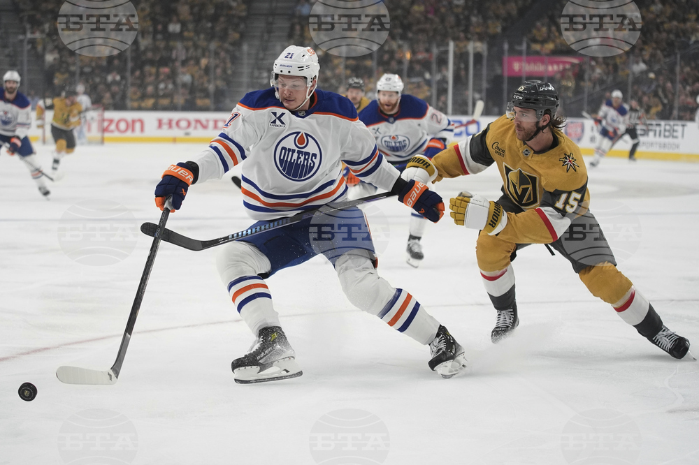 Oilers Golden Knights Hockey