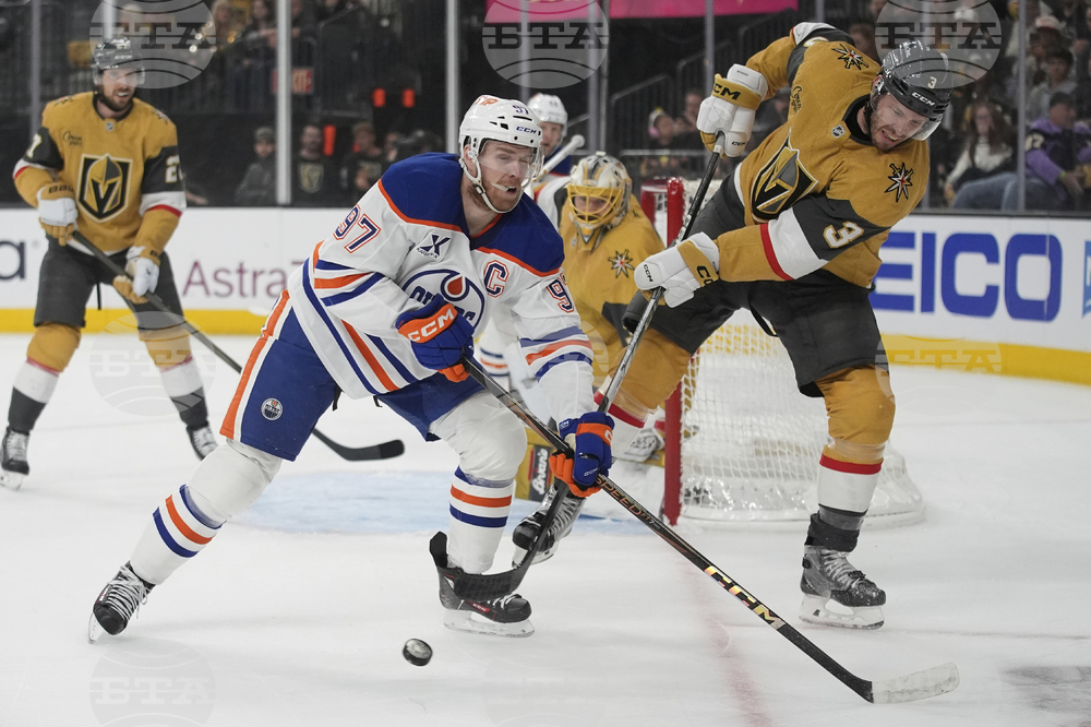Oilers Golden Knights Hockey