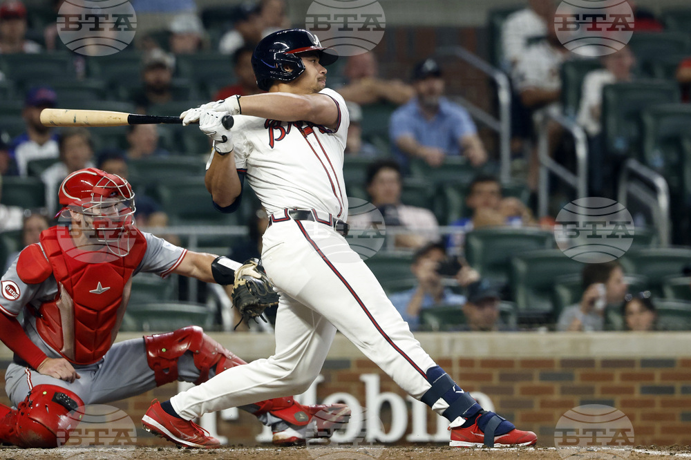 Reds Braves Baseball
