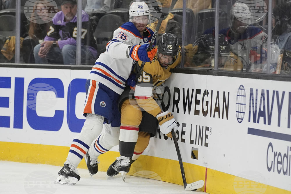 Oilers Golden Knights Hockey