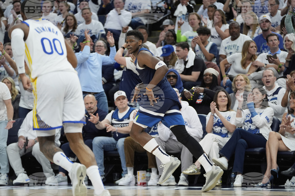 Warriors Timberwolves Basketball