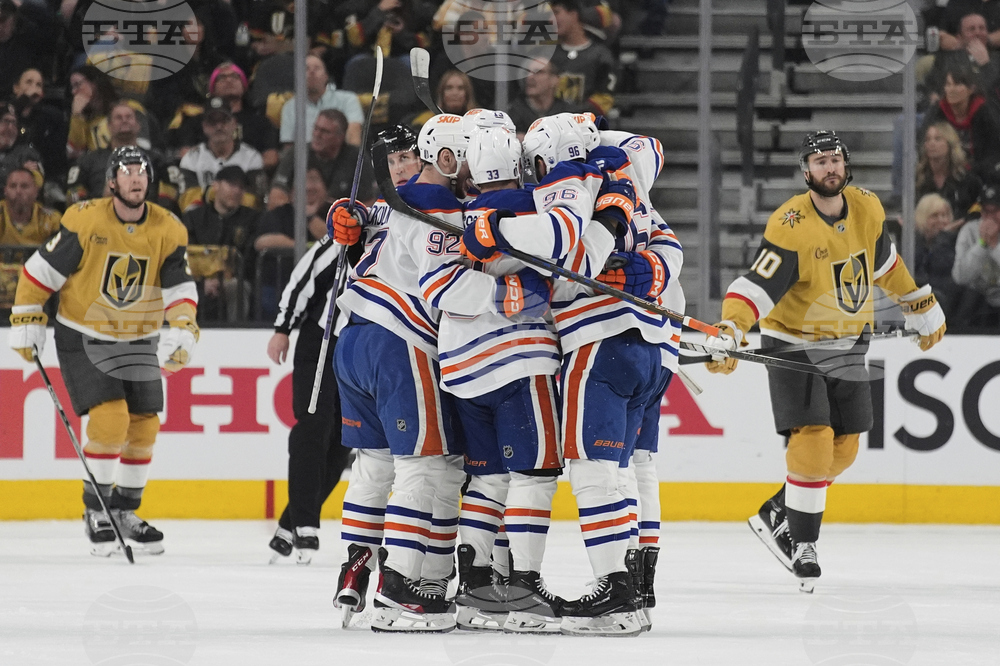 Oilers Golden Knights Hockey