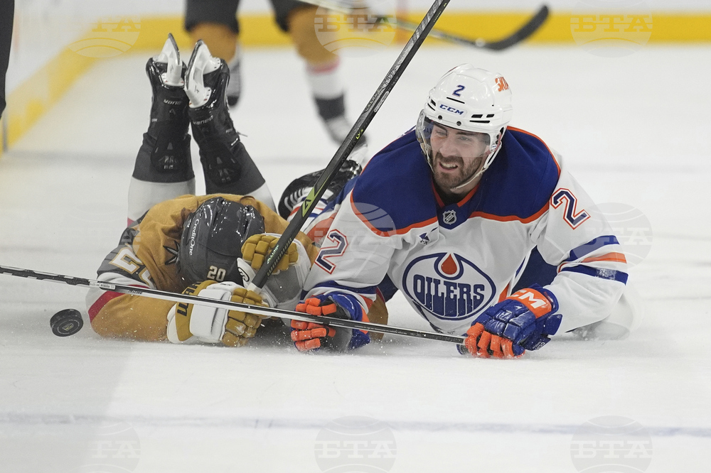 Oilers Golden Knights Hockey