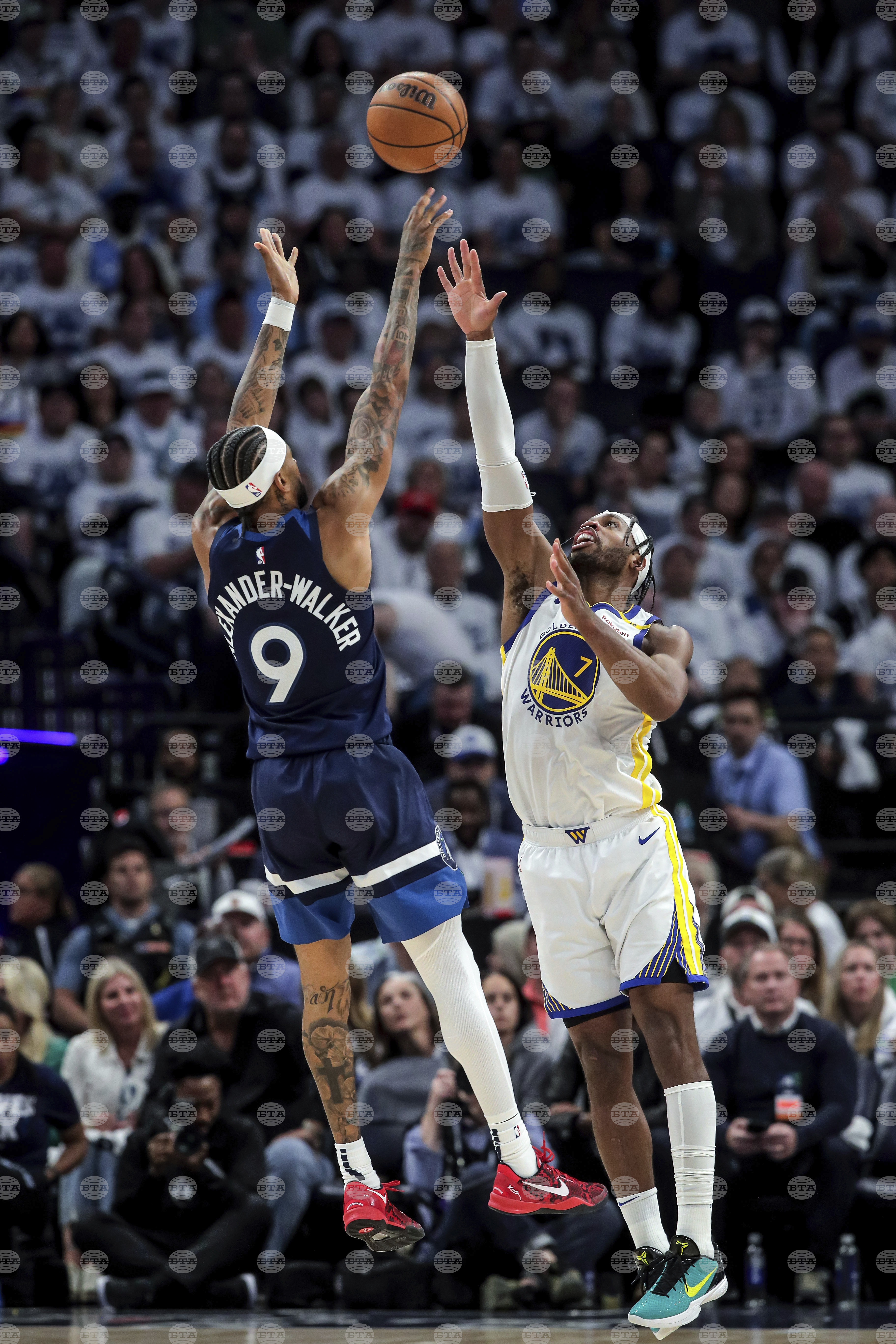 Warriors Timberwolves Basketball
