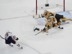 APTOPIX Oilers Golden Knights Hockey