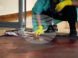 Министерство на културата - червена боя