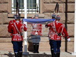 Президентство - знаме на Европейския съюз - церемония