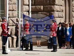 Президентство - знаме на Европейския съюз - церемония