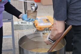 Бургас - Димитър Николов - Летен Никулден - пункт за раздаване на храна