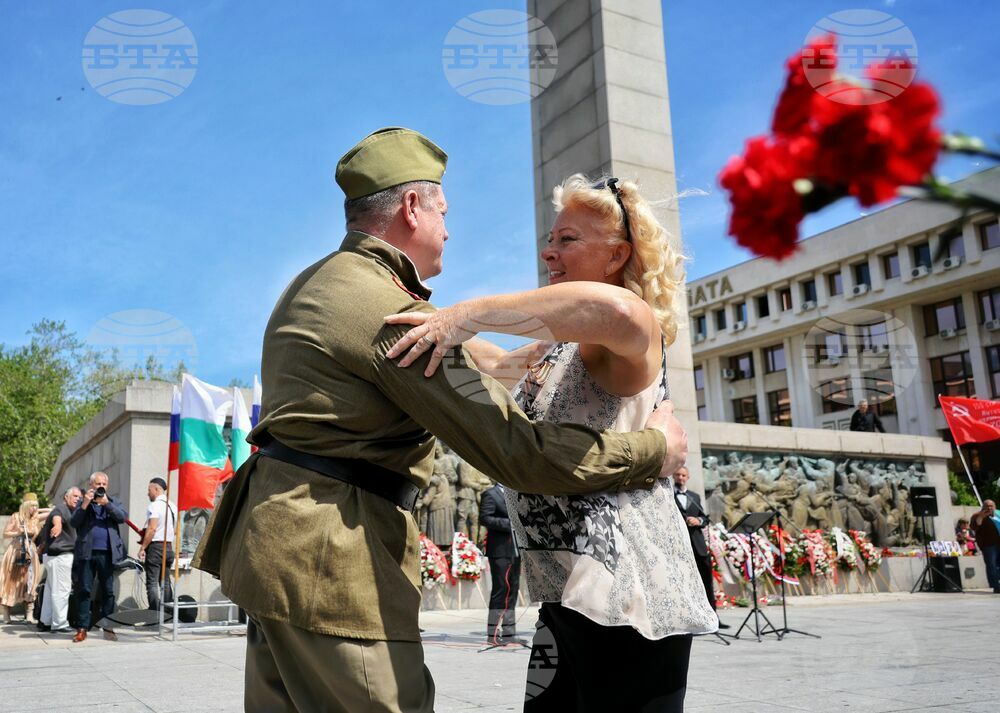 Бургас - 9 май - Паметник на съветската армия - чествания