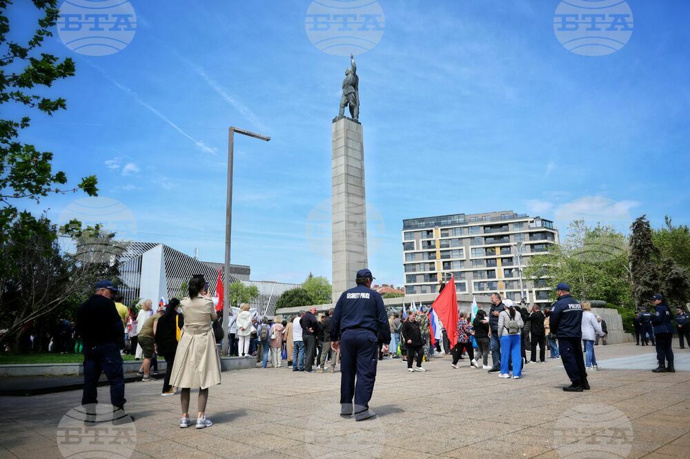 Бургас - 9 май - Паметник на съветската армия - чествания