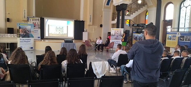 ОИЦ Видин: Състоя се премиерата на първия ученически филм в България за видинската синагога