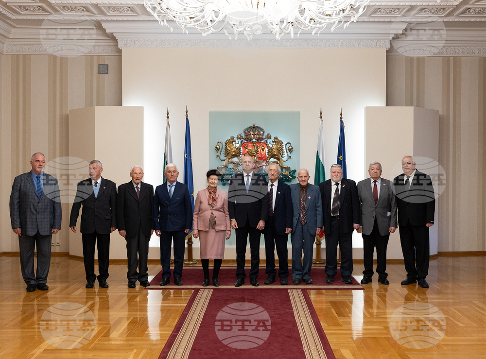 President Radev Confers with WWII Veterans' Union Representatives