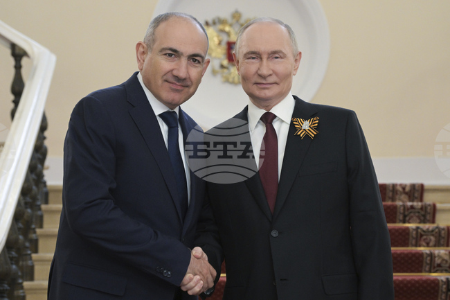 Путин и арменският премиер Пашинян се информираха взаимно по телефона за срещите си с представители на САЩ 