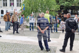 Протест пред Руския културно-информационен център