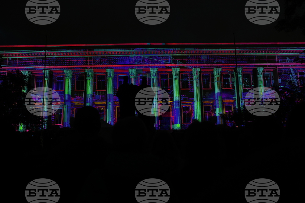 Национална библиотека „Св. св. Кирил и Методий“ - 3D мапинг шоу „Ценности“