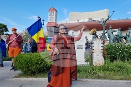 Румъния - Букурещ - Ден на Европа - мирно шествие