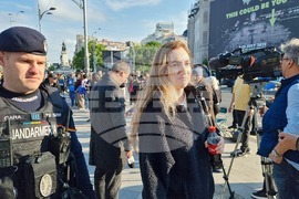 Румъния - Букурещ - Ден на Европа - мирно шествие