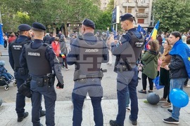Румъния - Букурещ - Ден на Европа - мирно шествие