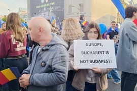 Румъния - Букурещ - Ден на Европа - мирно шествие