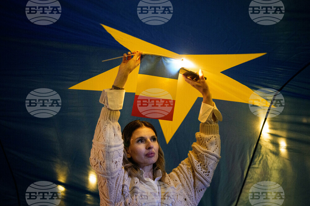 Romania Election Pro-EU Rally
