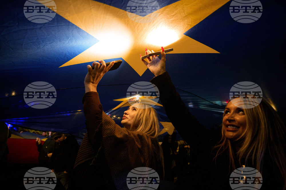 Romania Election Pro-EU Rally