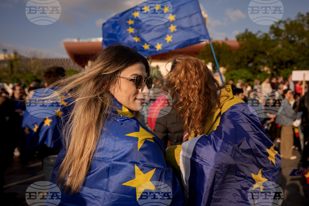 Romania Election Pro-EU Rally