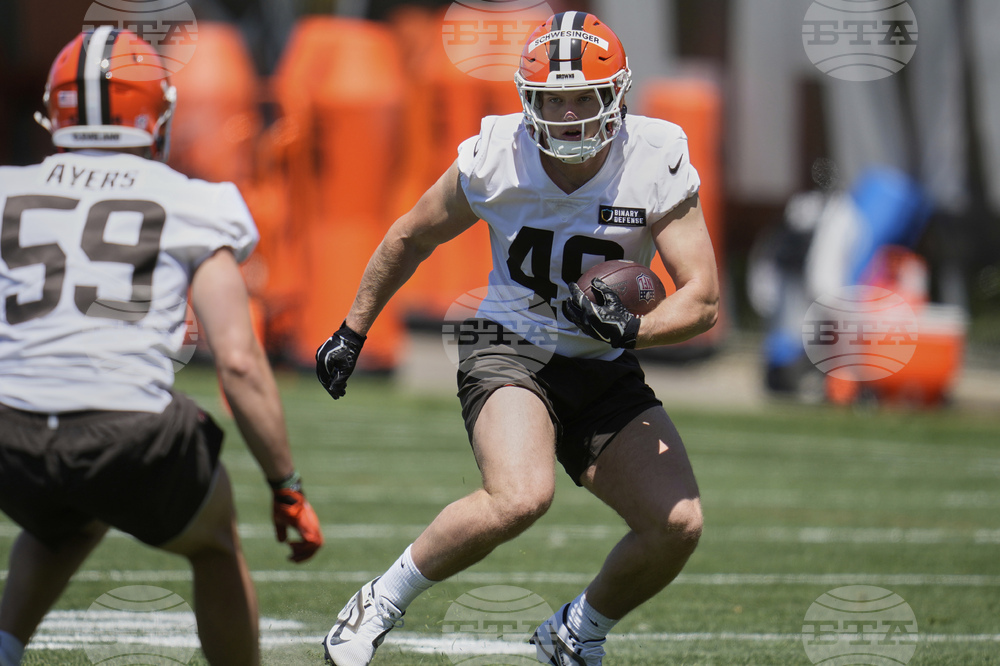 Browns Rookie Camp Football