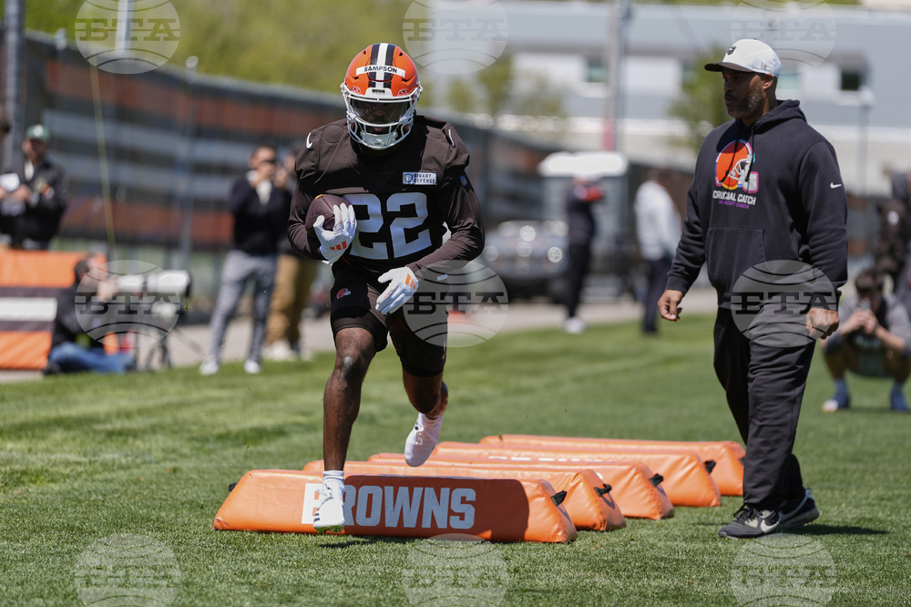 Browns Rookie Camp Football