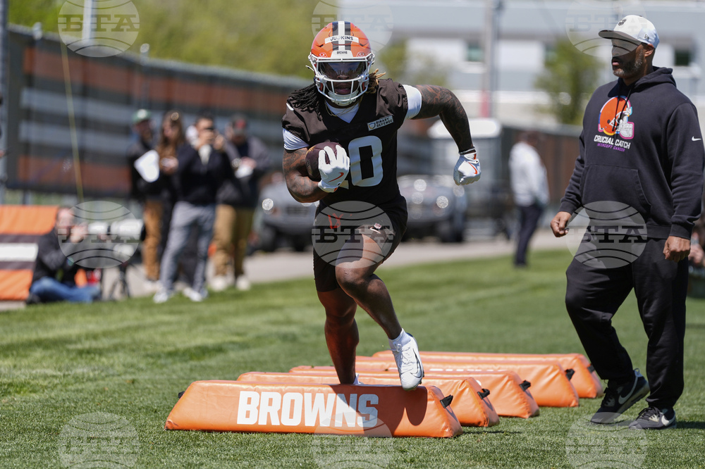 Browns Rookie Camp Football