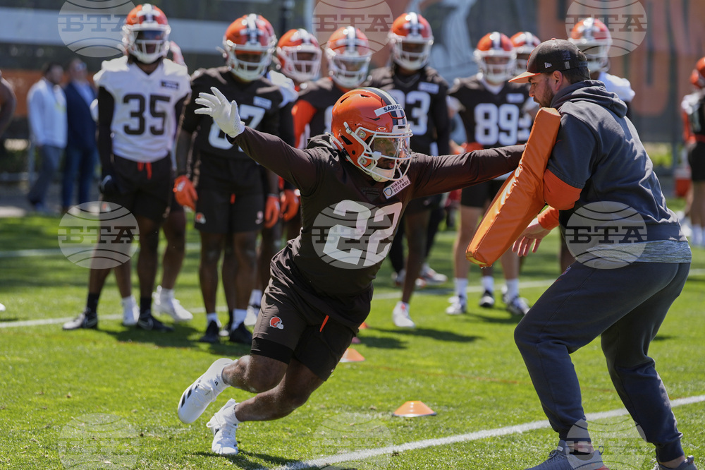 Browns Rookie Camp Football