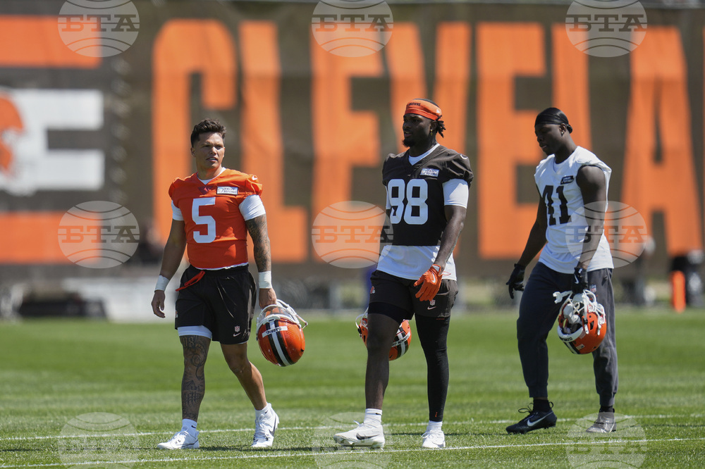 Browns Rookie Camp Football